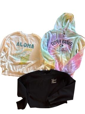 Summer Sweatshirts Girl/Tween Oversized! Women’s XS/S Sweatshirts Coastal